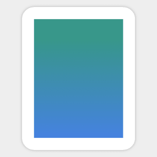 Green blue purple gradient watercolor Sticker